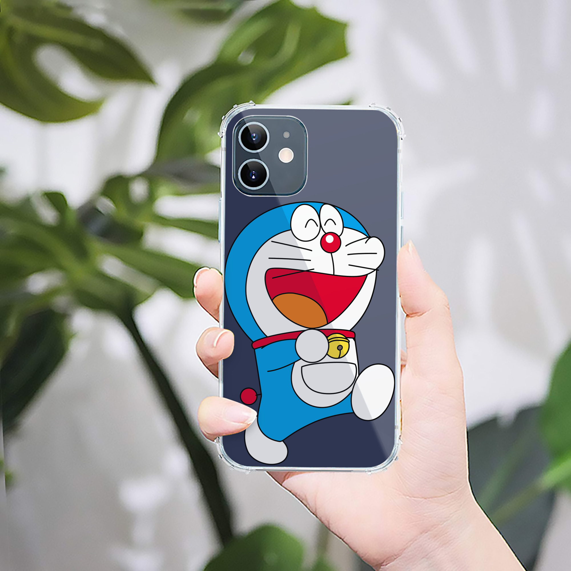 （画像用） ドラえもん Doraemon 【iPhone 12シリーズ対応】透明スマホケース（クリアソフトケース）